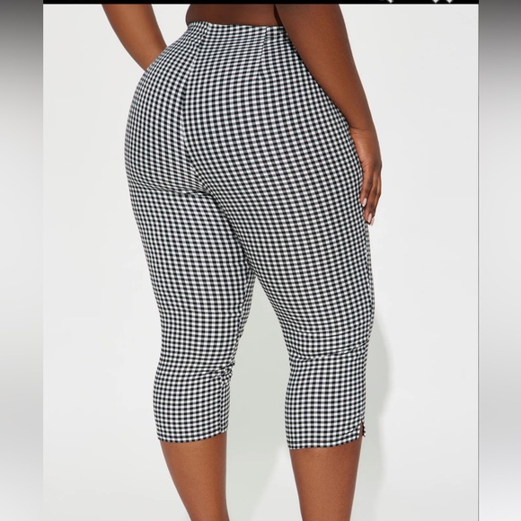 On A Picnic Capri Pant - Black/White - Picture 3 of 3